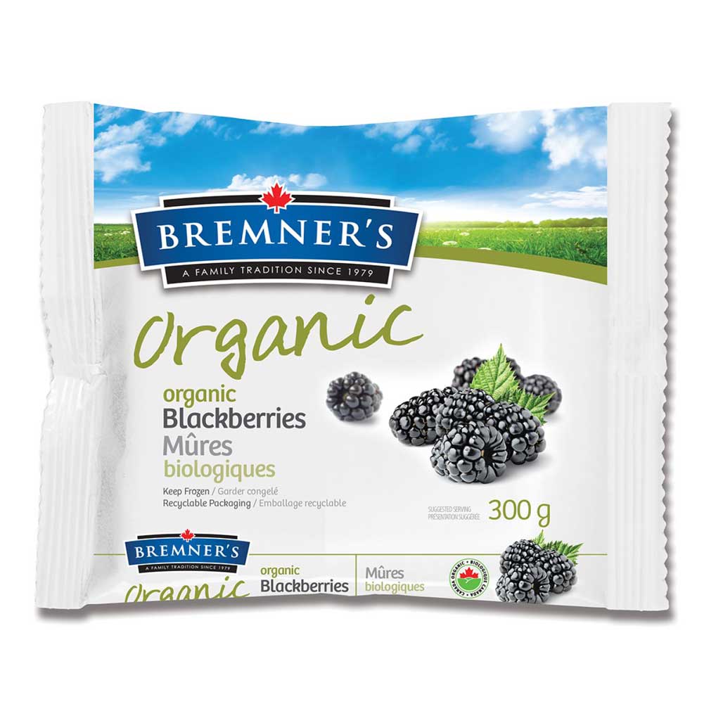 Bremner's Frozen Organic Blackberries (300g) - Lifestyle Markets