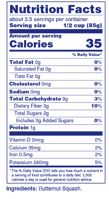Stahlbush Frozen Diced Butternut Squash (300gm) - Lifestyle Markets