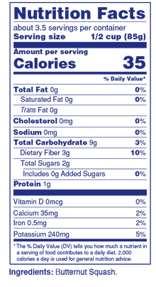 Stahlbush Frozen Diced Butternut Squash (300gm) - Lifestyle Markets