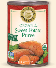 Farmers Market Organic Sweet Potato Puree (397ml) - Lifestyle Markets