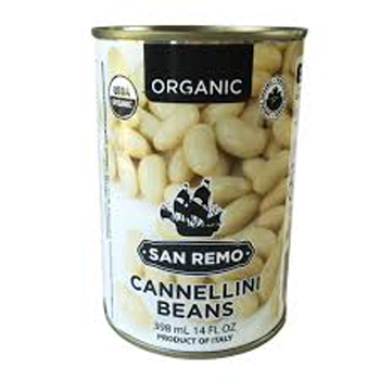 San Remo Organic Cannellini Beans (398ml) - Lifestyle Markets