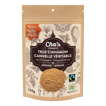 Cha's Organics True Ground Cinnamon (130g) - Lifestyle Markets
