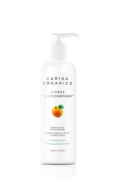 Carina Organics Hydrating Skin Cream - Citrus (250ml) - Lifestyle Markets