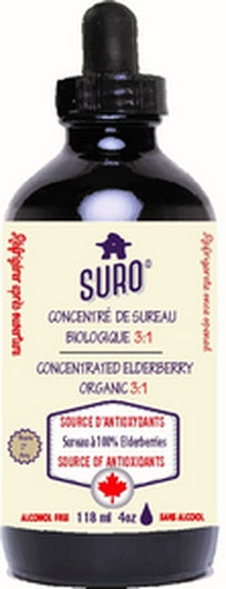 Suro Organic Concentrated Elderberry (118ml) - Lifestyle Markets