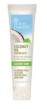Desert Essence Coconut Oil Toothpaste - Coconut Mint (176g) - Lifestyle Markets