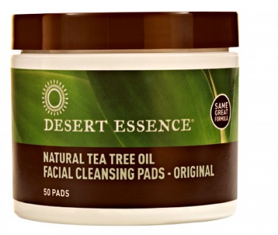 Desert Essence Tea Tree Oil Facial Cleansing Pads - Original (50ct) - Lifestyle Markets