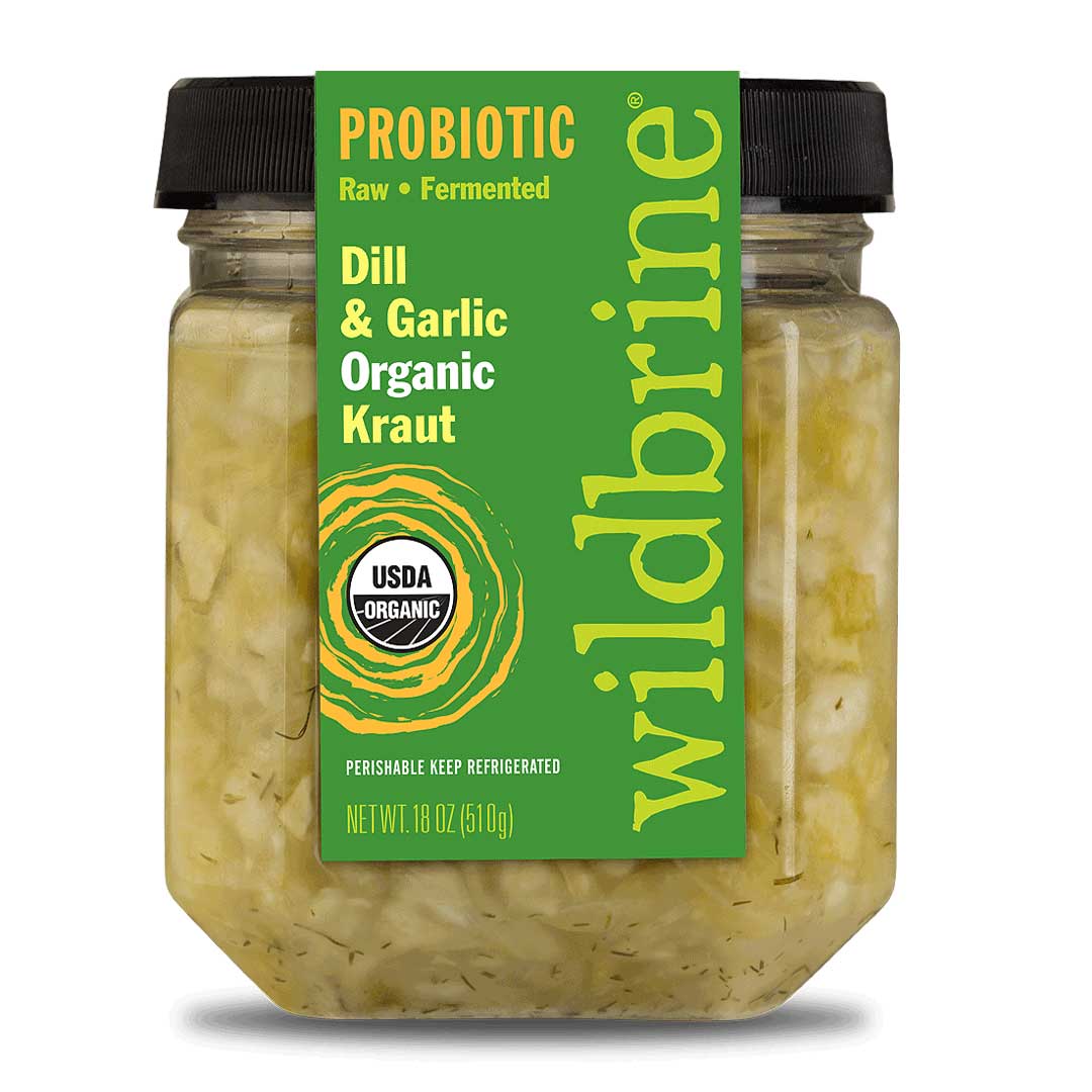 Wildbrine Dill & Garlic Kraut (500mL) - Lifestyle Markets
