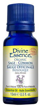 Divine Essence Organic Sage - Common (15ml) - Lifestyle Markets