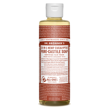 Dr. Bronner's Castile Liquid Soap - Eucalyptus (237ml) - Lifestyle Markets
