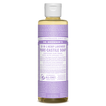 Dr. Bronner's Castile Liquid Soap - Lavender (237ml) - Lifestyle Markets