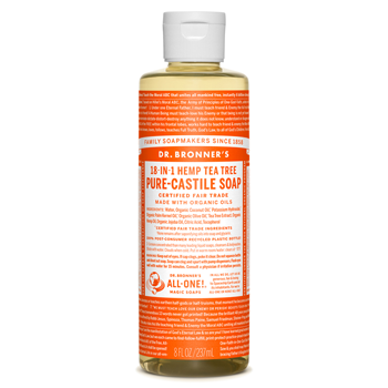 Dr. Bronner's Castile Liquid Soap - Tea Tree (237ml) - Lifestyle Markets