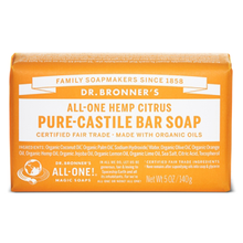 Dr Bronner's Castile Bar Soap - Citrus (140g) - Lifestyle Markets