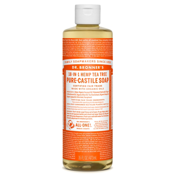 Dr. Bronner's Castile Liquid Soap - Tea Tree (473ml) - Lifestyle Markets