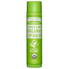 Dr. Bronner's Organic Lip Balm - Lemon Lime (4g) - Lifestyle Markets