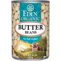 Eden Organic Butter Beans (398ml) - Lifestyle Markets