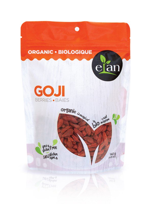 Elan Organic Goji Berries (140g) - Lifestyle Markets