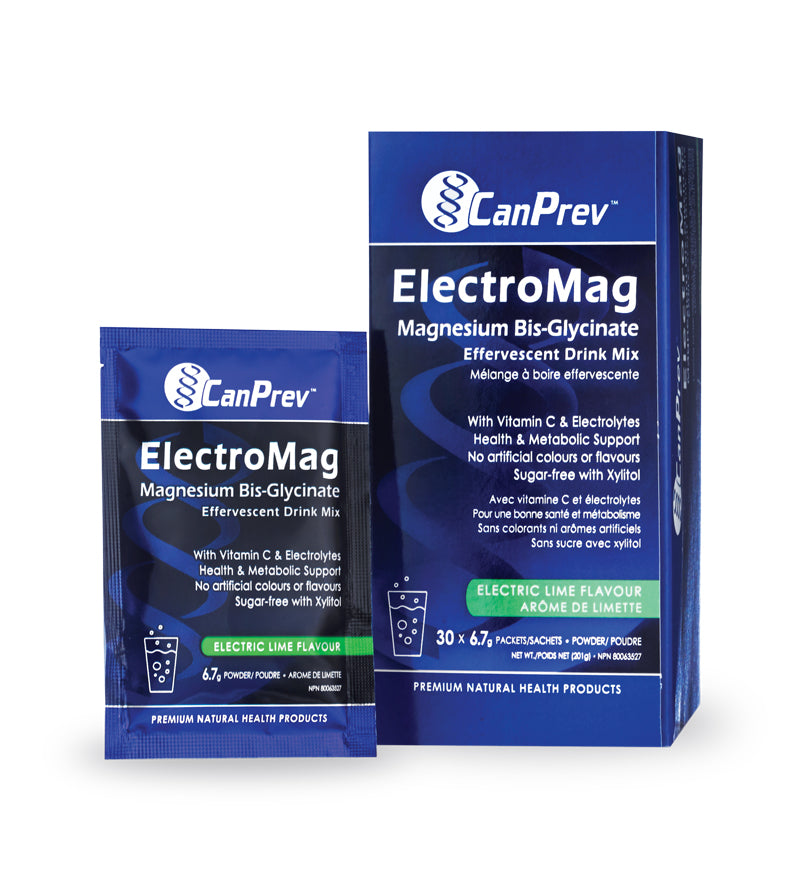 CanPrev ElectroMag Drink Mix - Electric Lime (30 packets) - Lifestyle Markets