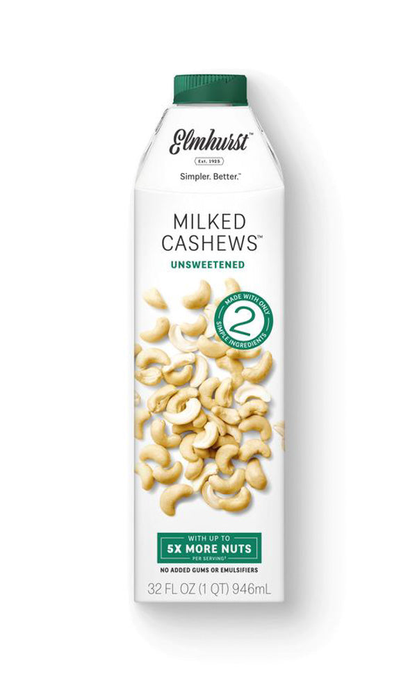 Elmhurst Milked Cashews - Unsweetened (946ml) - Lifestyle Markets