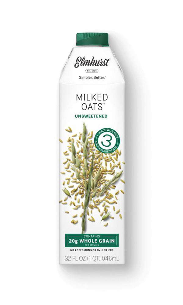 Elmhurst Milked Oats - Unsweetened (946ml) - Lifestyle Markets
