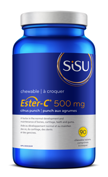 Sisu Ester-C (500mg) Citrus Punch (90 Chewable Tablets) - Lifestyle Markets