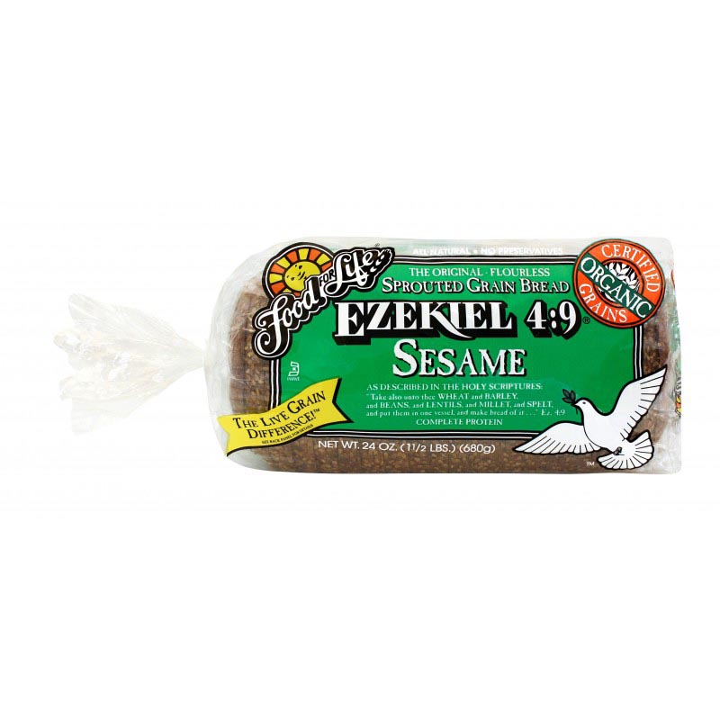 Food For Life Organic Ezekiel 49 Sesame Bread (680g) - Lifestyle Markets