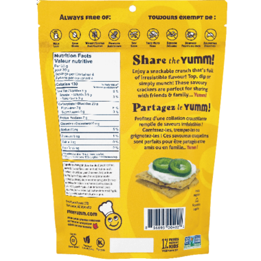 FreeYumm Zesty  Cheeze Crackers (120g) - Lifestyle Markets