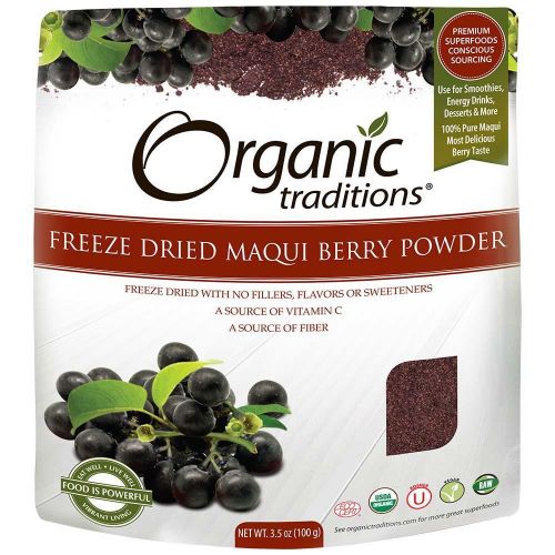 Organic Traditions Freeze Dried Maqui Berry Powder (100g) - Lifestyle Markets