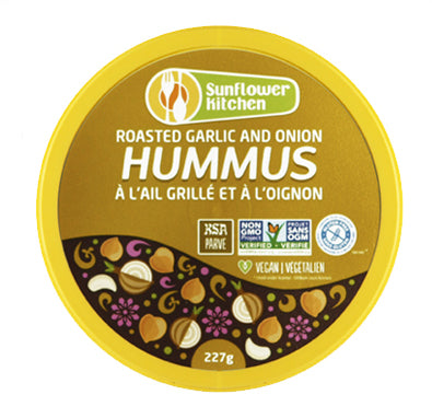 Sunflower Kitchen Hummus Roasted Garlic & Onion (227g) - Lifestyle Markets