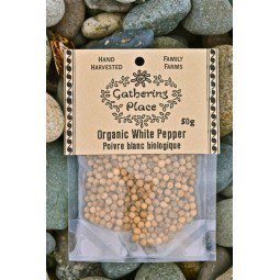 Gathering Place Organic White Pepper (50g) - Lifestyle Markets