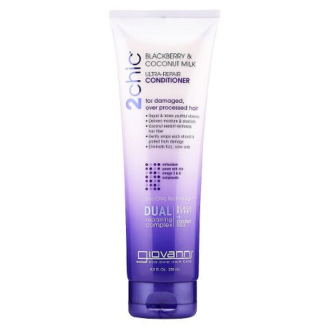 Giovanni 2chic Blackberry & Coconut Milk Repairing Conditioner (250ml) - Lifestyle Markets