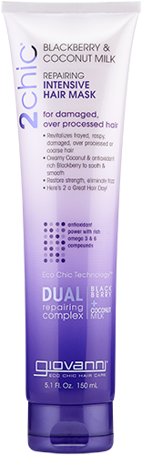 Giovanni 2chic Blackberry & Coconut Milk Repairing Intensive Hair Mask (150ml) - Lifestyle Markets