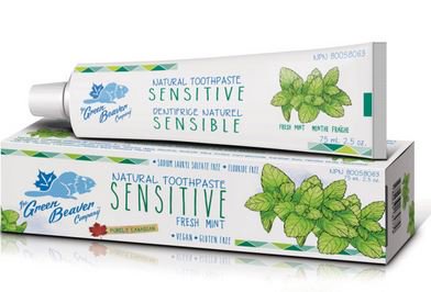 The Green Beaver Company Natural Toothpaste Sensitive - Fresh Mint (75ml) - Lifestyle Markets