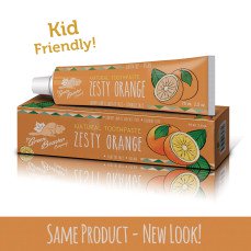 The Green Beaver Company Zesty Orange Natural Toothpaste (75ml) - Lifestyle Markets