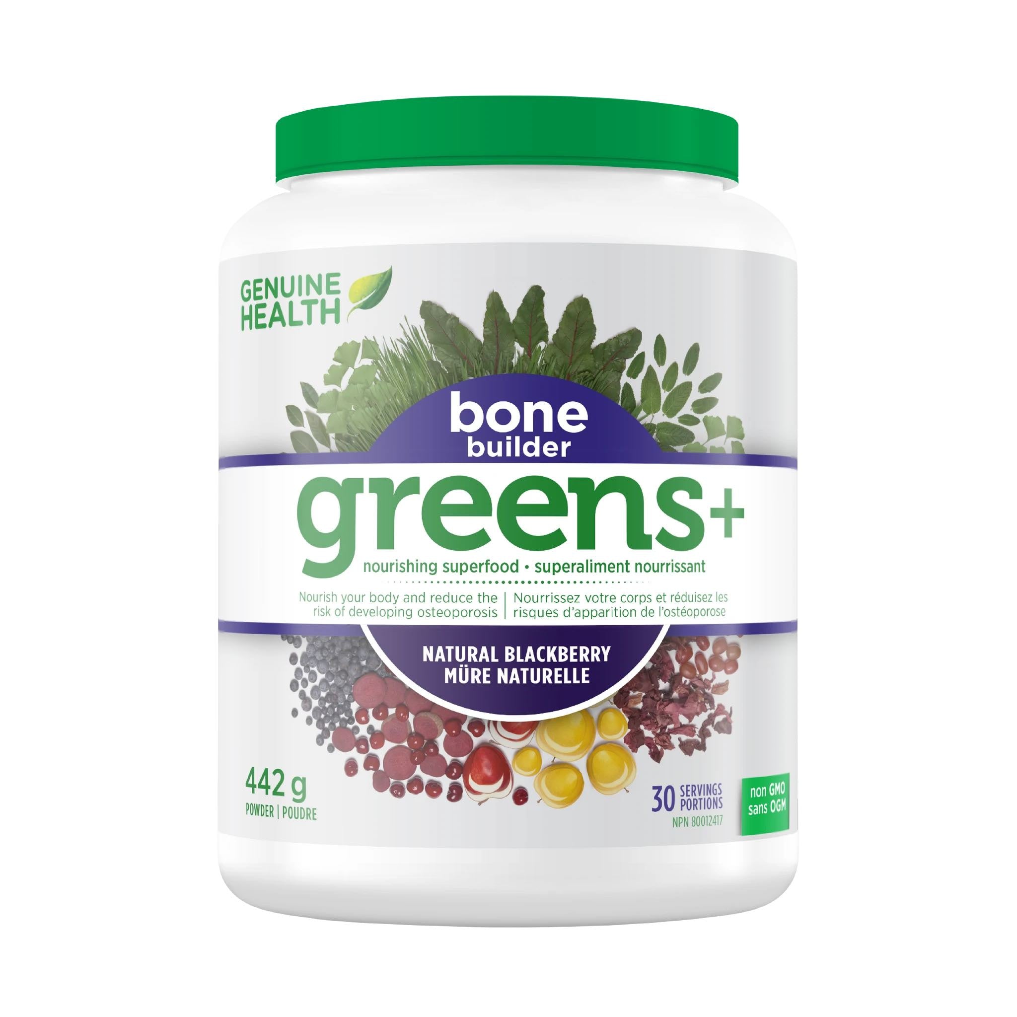 Genuine Health Greens+ Bone Builder (445g) - Lifestyle Markets