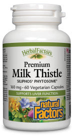 Natural Factors Premium Milk Thistle Silphos (160mg) (60 VCaps) - Lifestyle Markets