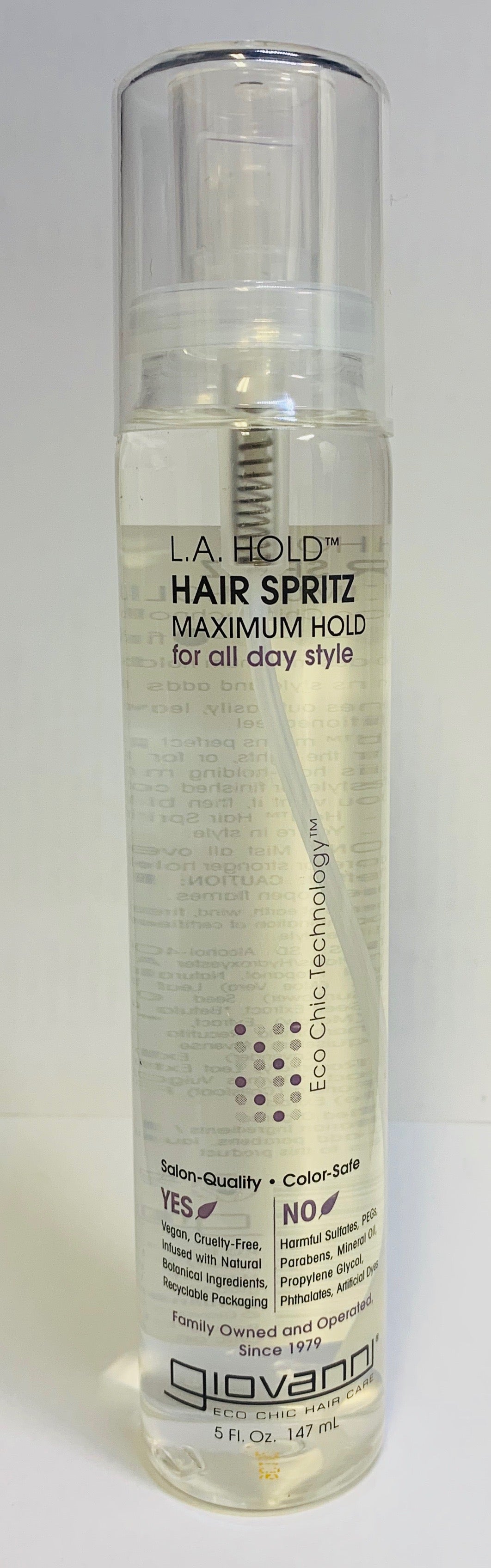 Giovanni L.A. HOLD Hair Spritz - Maximum Hold (147ml) - Lifestyle Markets