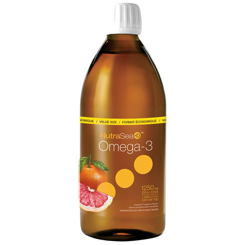 Nature's Way NutraSea +D Omega -3 Grapefruit Tangerine Flavour (500ml) - Lifestyle Markets