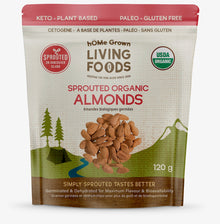 hOMe Grown Living Foods Sprouted Organic Almonds (120g) - Lifestyle Markets