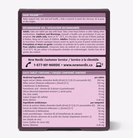 New Nordic Hair Volume (30 tablets) - Lifestyle Markets