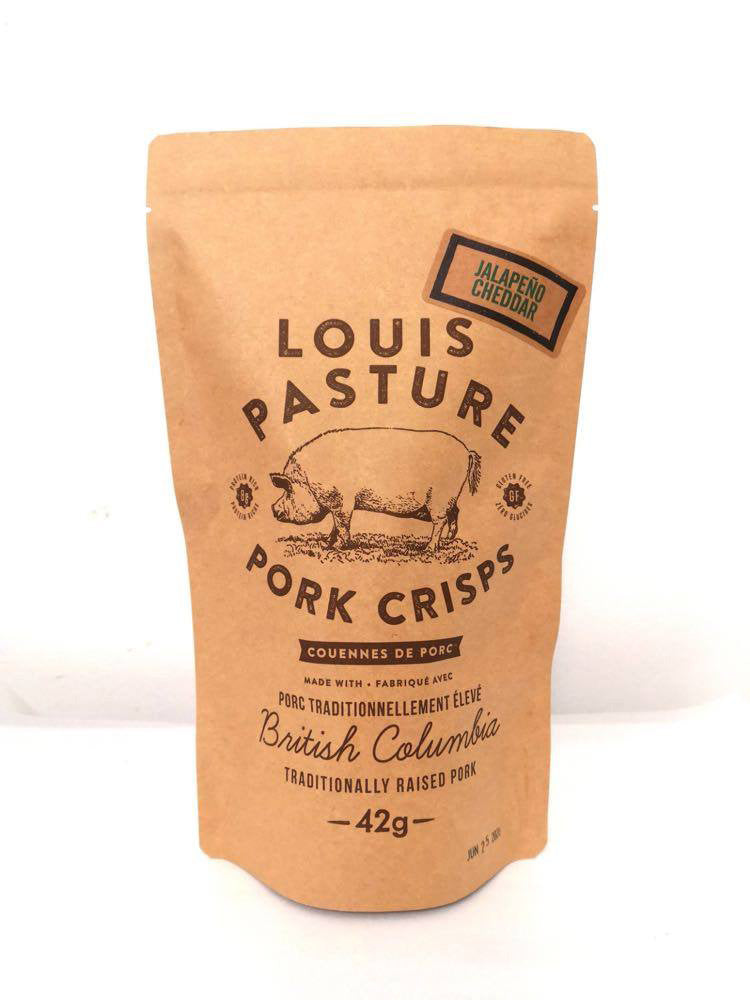 Primal Sisters Louis Pasture Pork Crisps - Jalapeno Cheddar (42g) - Lifestyle Markets