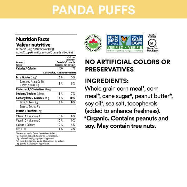 Nature's Path Panda Puffs (700g) - Lifestyle Markets