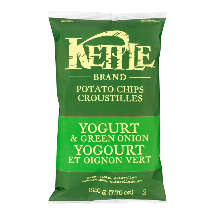 Kettle Yogurt & Onion Potato Chips (220g) - Lifestyle Markets