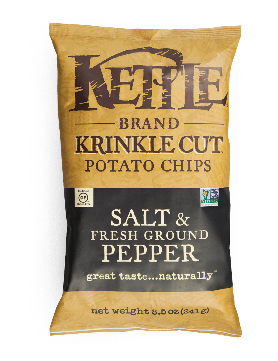 Kettle Krinkle Cut Chips Salt & Fresh Ground Pepper (220g) - Lifestyle Markets