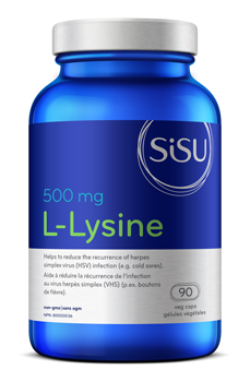 Sisu L-Lysine (500mg) (90 Vegetable Capsules) - Lifestyle Markets