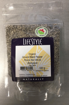 Lifestyle Markets Organic Ground Black Pepper (100g) - Lifestyle Markets