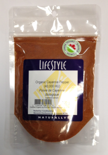 Lifestyle Markets Organic Cayenne Pepper (100g) - Lifestyle Markets