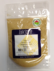 Lifestyle Markets Organic Ground Ginger (50g) - Lifestyle Markets