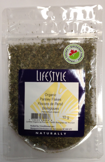 Lifestyle Markets Organic Parsley Flakes (10g) - Lifestyle Markets