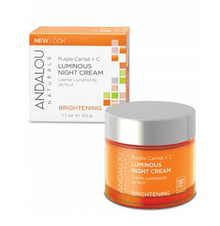Andalou Naturals Purple Carrot + C Luminous Night Cream (50ml) - Lifestyle Markets