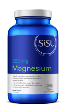 Sisu Magnesium (250mg) (200 Capsules) - Lifestyle Markets